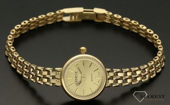 Złoty zegarek Geneve damski 585 biżuteryjna bransoletka 16 gram złota ZG 148 (1).jpg